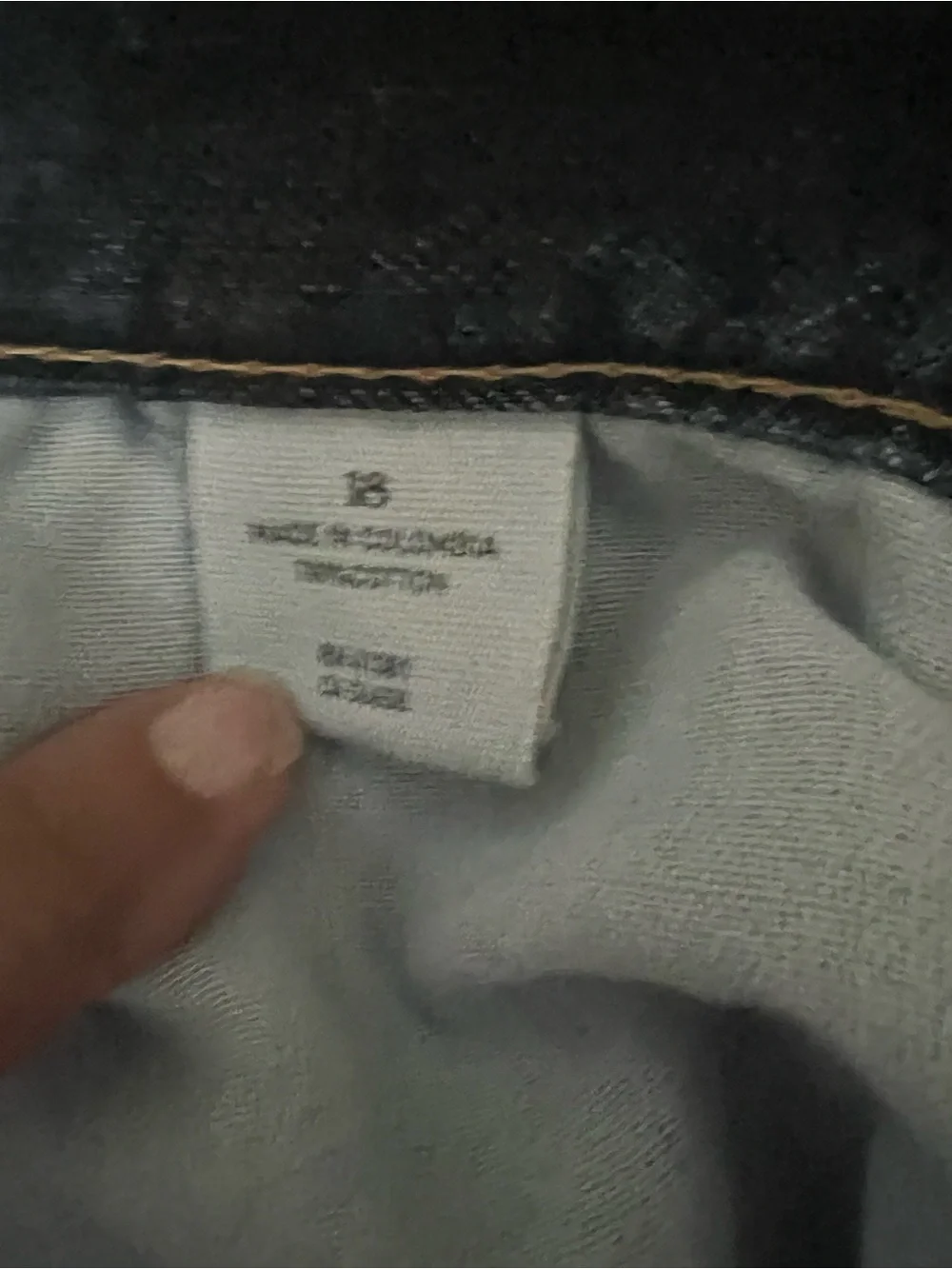 Polo Ralph Lauren Indigo “The Slim”Straight Leg Jeans 18